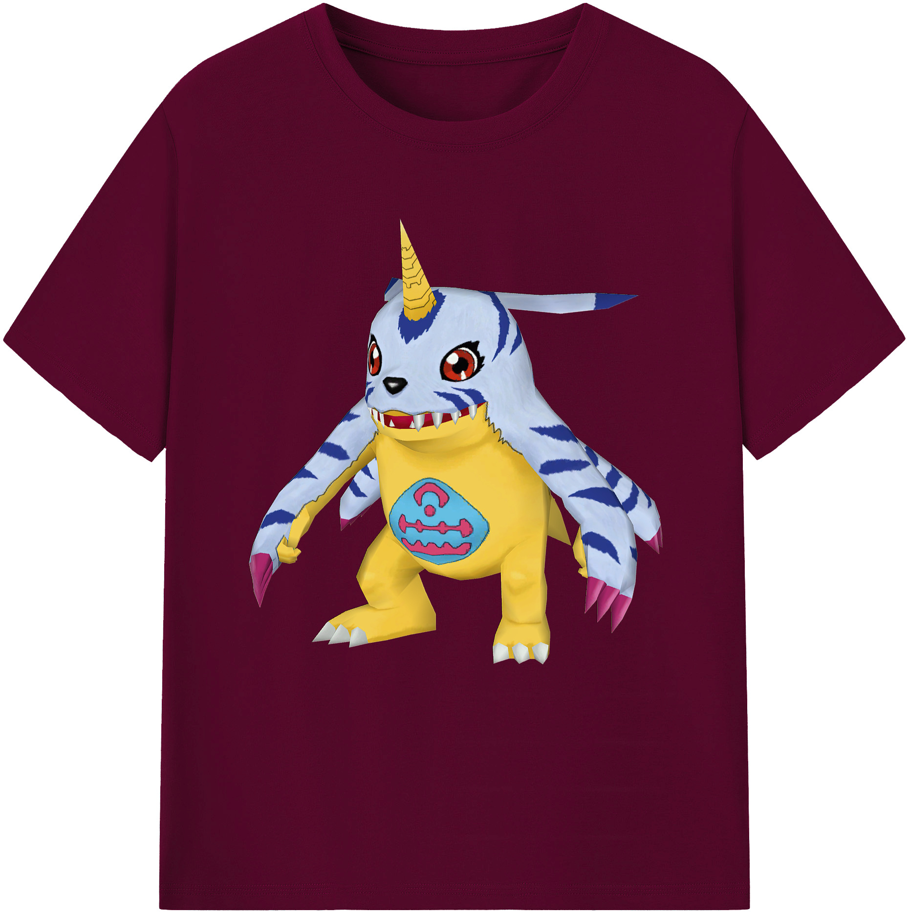 （画像用） Digimon デジタルモンスター/デジモン レディースカジュアルプリントTシャツ（綿100％）